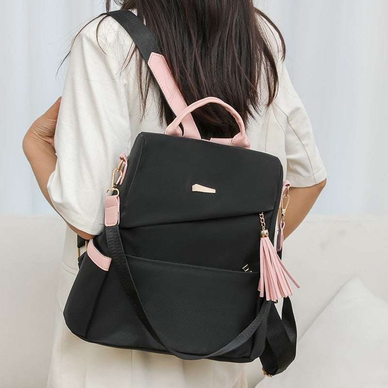 VELYA - Sac à dos femme – Tissu Oxford, design, antivol, usage quotidien ou voyage