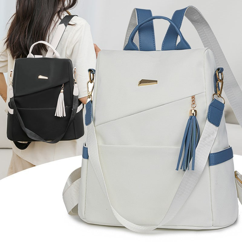 VELYA - Sac à dos femme – Tissu Oxford, design, antivol, usage quotidien ou voyage