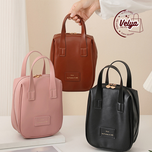 VELYA - Sac à Maquillage Grande Taille – Design Unique – Parfait en Déplacement
