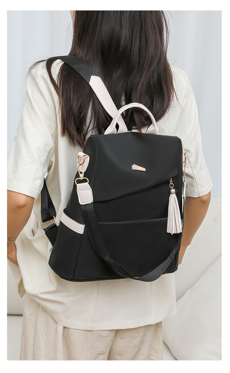 VELYA - Sac à dos femme – Tissu Oxford, design, antivol, usage quotidien ou voyage