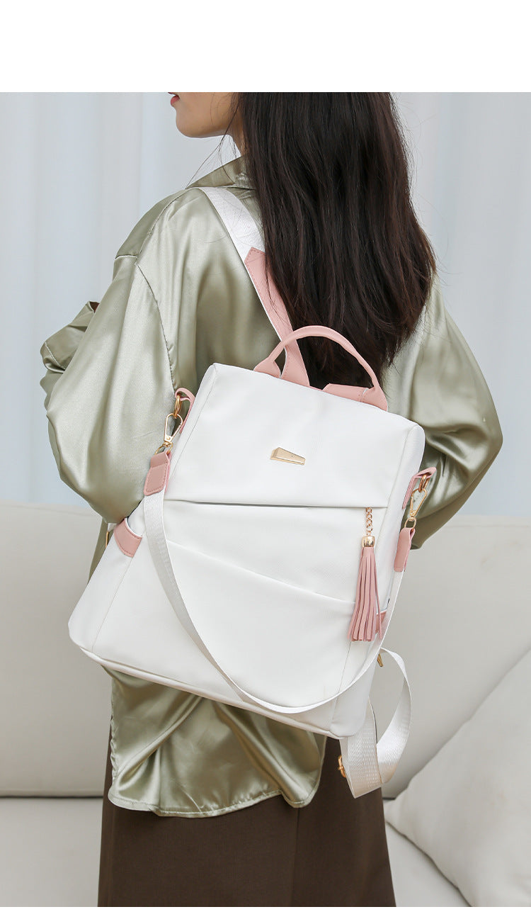 VELYA - Sac à dos femme – Tissu Oxford, design, antivol, usage quotidien ou voyage