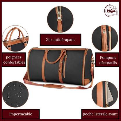 VELYA - Sac de Voyage CarryAll | Élégant, Compact & Format Cabine